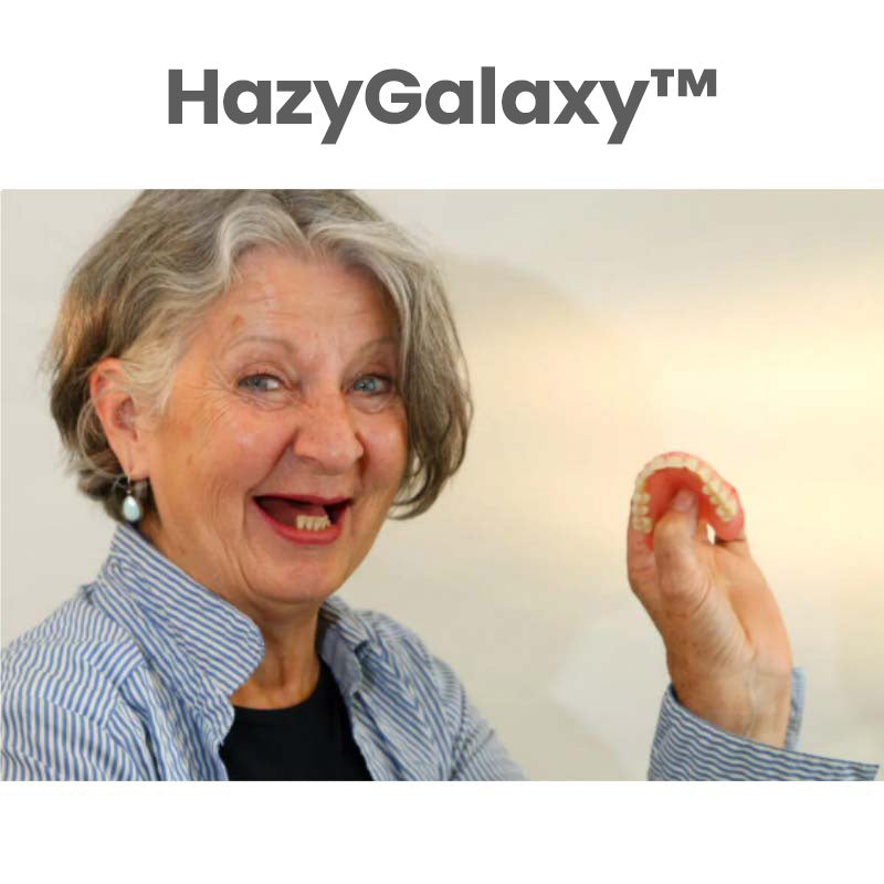 ✨ ENDS TODAY 80% OFF🔥 HazyGalaxy™ Custom-Fit Dentures 🦷Smile with Confidence