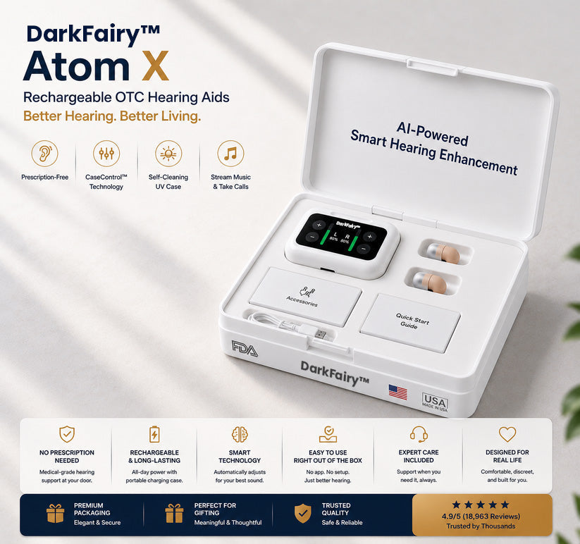 ✨ Final 1 Hours : DarkFairy™ Atom X Smart Hearing Aids — Hear Clearly, Feel Confident Again 💖