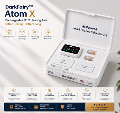 ✨ Final 1 Hours : DarkFairy™ Atom X Smart Hearing Aids — Hear Clearly, Feel Confident Again 💖