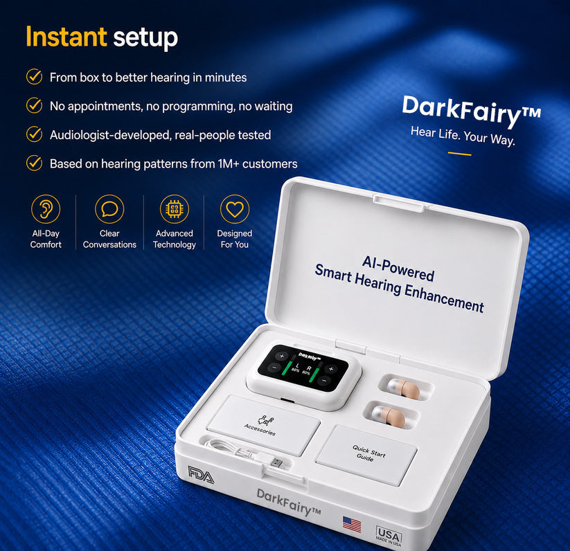 ✨ Final 1 Hours : DarkFairy™ Atom X Smart Hearing Aids — Hear Clearly, Feel Confident Again 💖