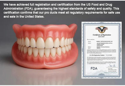 ✨ ENDS TODAY 80% OFF🔥 HazyGalaxy™ Custom-Fit Dentures 🦷Smile with Confidence